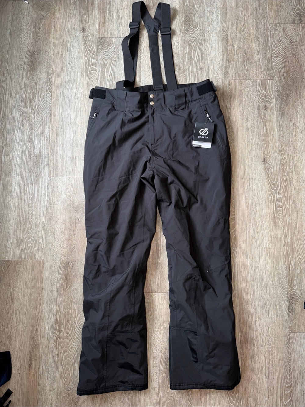 Dare2b Black Men's Snow Pants with Adjustable Suspenders ski xl outdoors